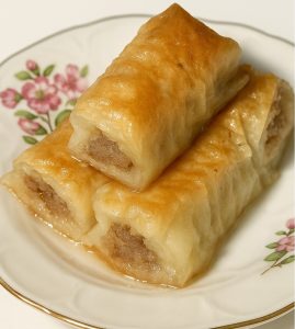 Baklavica - posna baklava sa orahom, taman slatka, sa limunom